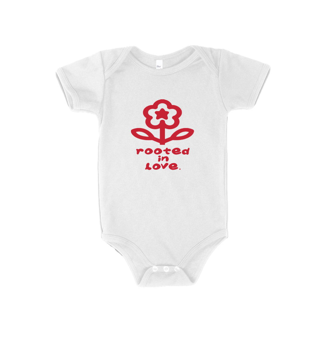 anemone "rooted in love" onesie